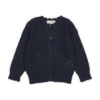 Kin And Kin Navy Knit Cardigan (K313)