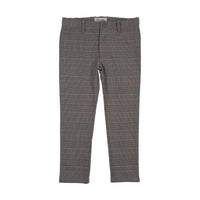 Kin And Kin Grey Plaid Boys Long Pants (K315)