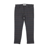 Kin And Kin Navy Plaid Boys Long Pants (K315)