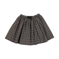 Kin And Kin Plaid Girls Gathered Skirt (K328)