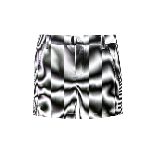Little Parni Black And White Stripe Boy's Shorts (K403)