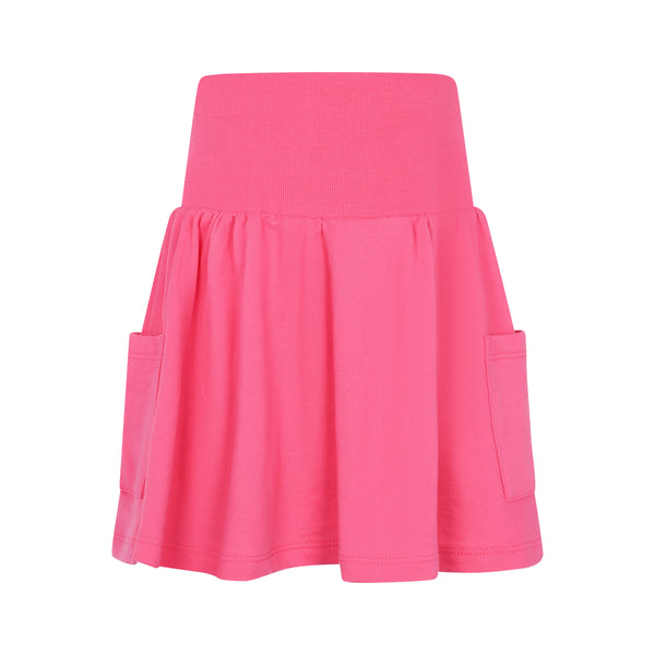 Parni Hot Pink Girls Short Tiered Skirt (K416)