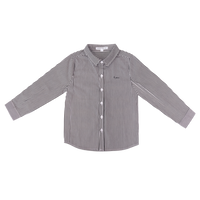 Little Parni Plum Boys Striped Shirt  (K448)