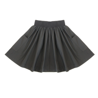 Little Parni Black Girls Taffeta Skirt  (K455)