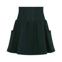 Little Parni Green Girls Pocket Skirt (K474)