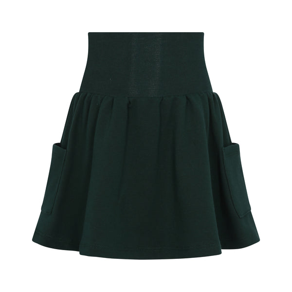 Little Parni Green Girls Pocket Skirt (K474)