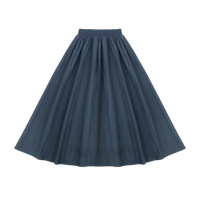 Little Parni Black Teen Taffeta Skirt  (K481)