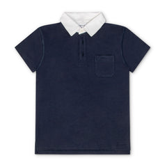 Little Parni Navy Blue LP Embroidered Polo (K605 NVY)