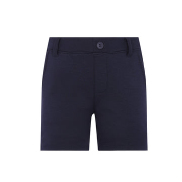 Little Parni Navy Blue Boys Shorts (K649)