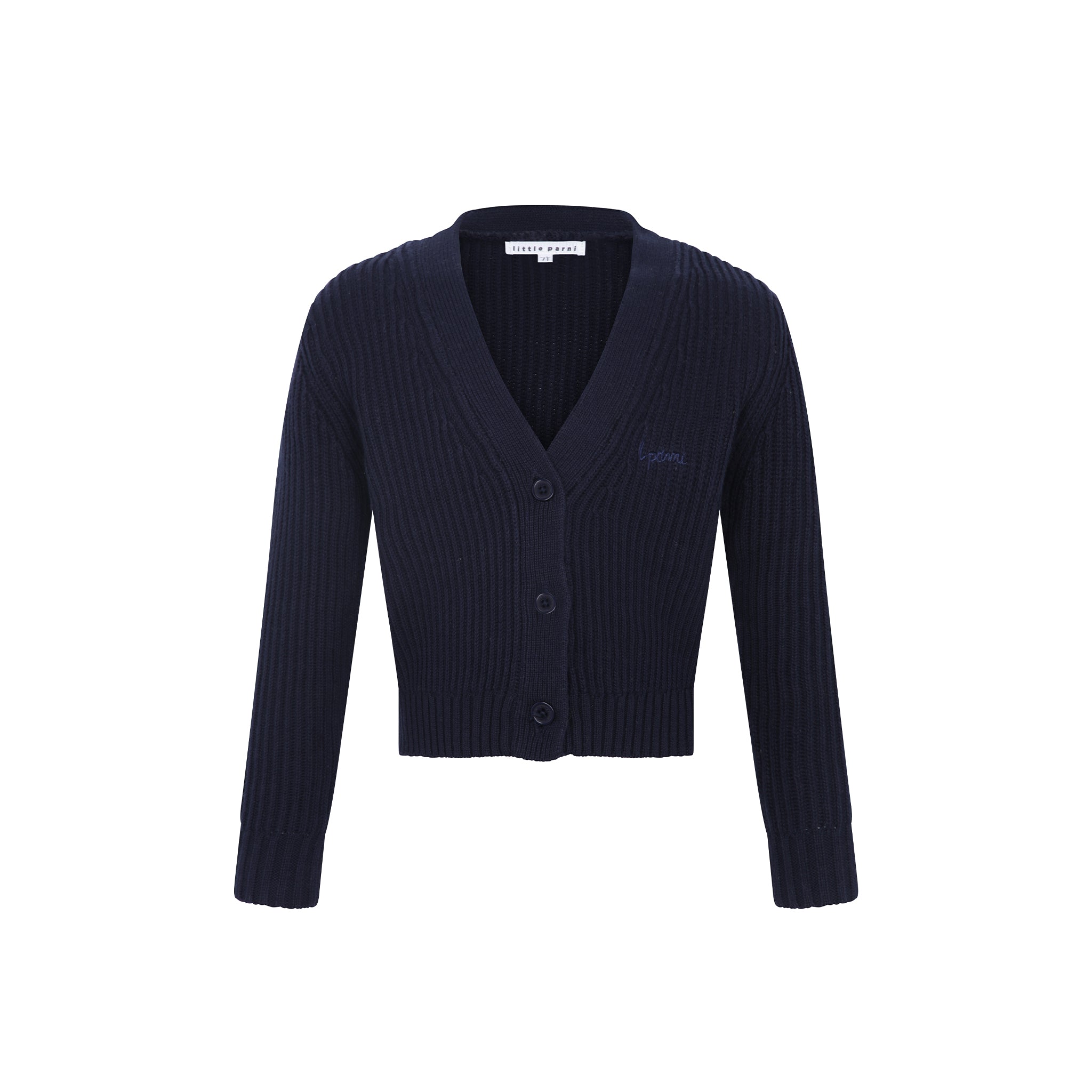 Little Parni Chunky Cardigan - Navy Blue [K699]