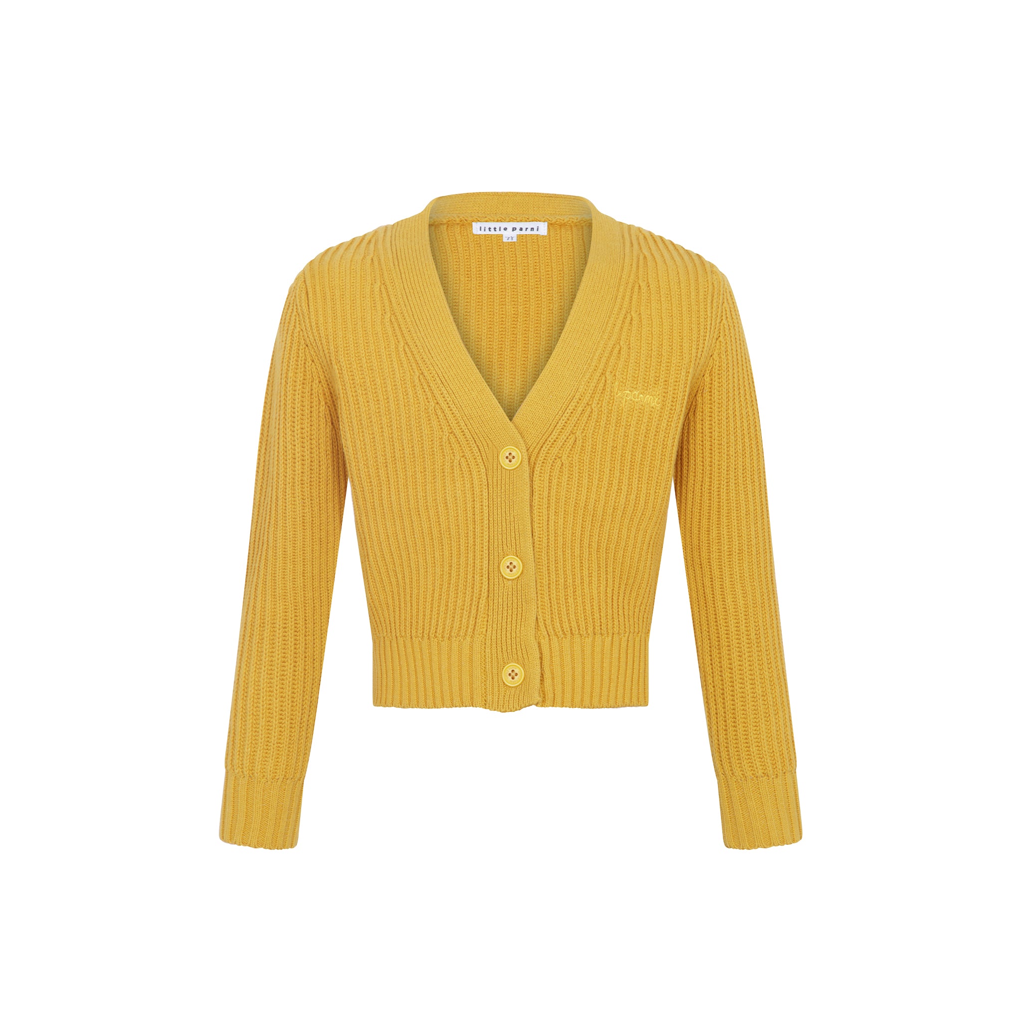 Little Parni Chunky Cardigan - Yellow [K699]