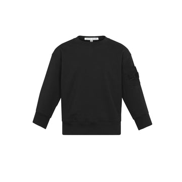 Little Parni Boy's Pocket Sleeve Sweatshirt - Black [K709]