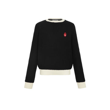 Little Parni Teen Chunky Sweater - Black [K714]