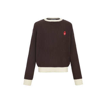 Little Parni Teen Chunky Sweater - Brown [K714]