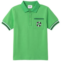 Kix Green Nautical Logo Polo K7212
