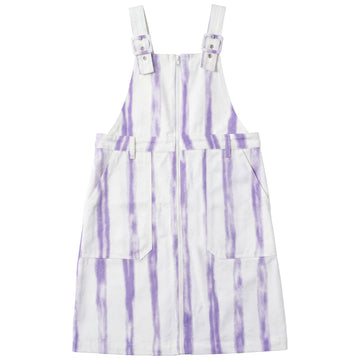 Kix White/Grape Striped Denim Jumper K7436