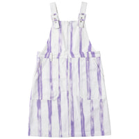 Kix White/Grape Striped Denim Jumper K7436