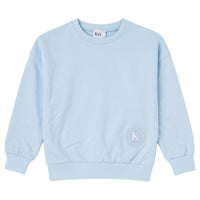 Kix Blue Embossed Rubber K Sweatshirt K7442