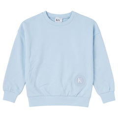 Kix Blue Embossed Rubber K Sweatshirt K7442