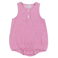 Kix Pink Pink Denim Bg Romper K7734
