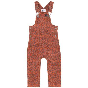 Kix Rust Scallop Edge Corduroy Romper