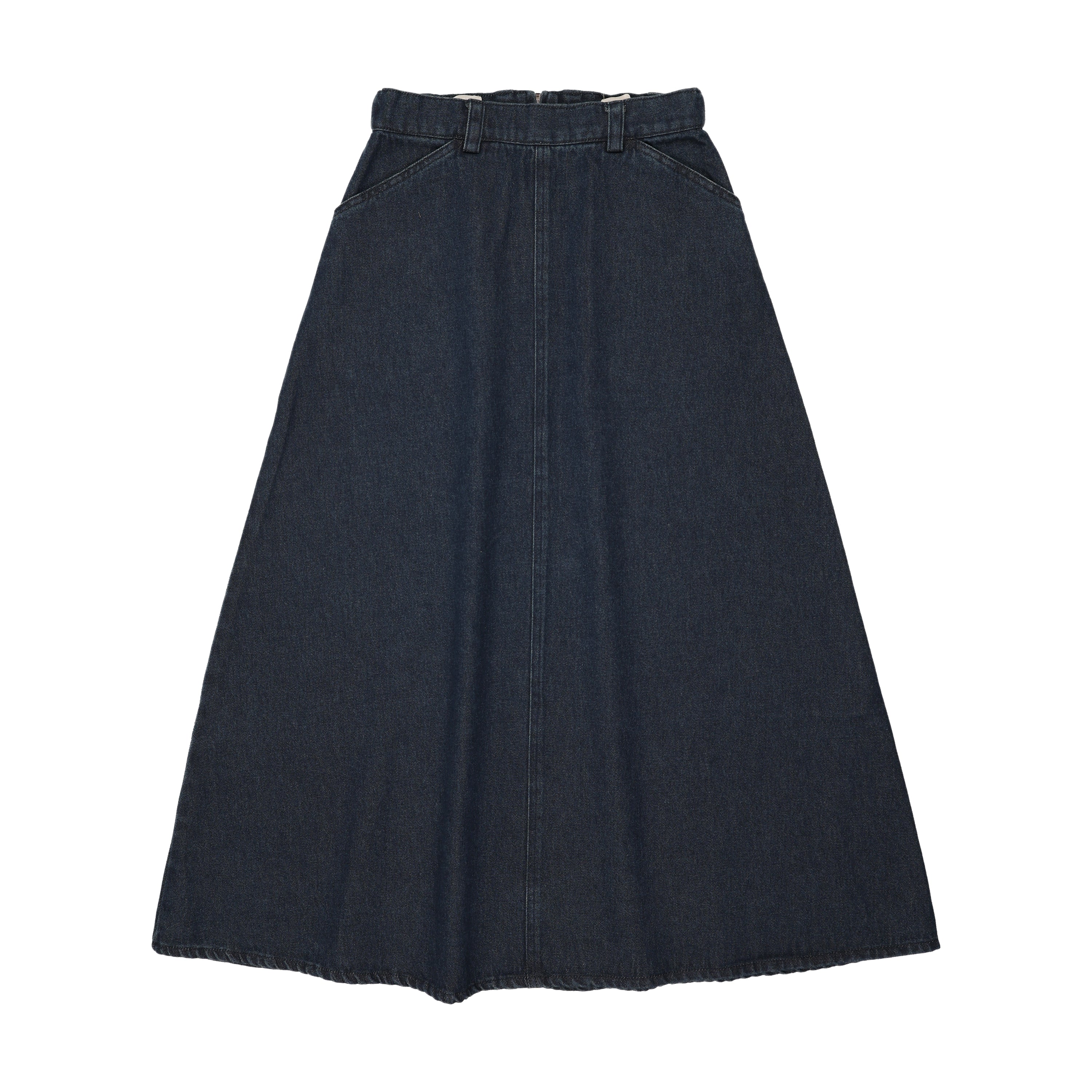 Kin And Kin Midnight Blue Denim Maxi Skirt (Kaw25-09) | Buttons Bebe