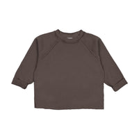 Kin And Kin Chestnut Raglan Sleeve Raw Edge Sweatshirt (Kaw25-12-Top)