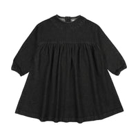 Kin And Kin Black Peter Pan Collar Dress (Kaw25-15)