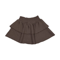 Kin And Kin Chestnut Tiered Skirt (Kaw25-21)