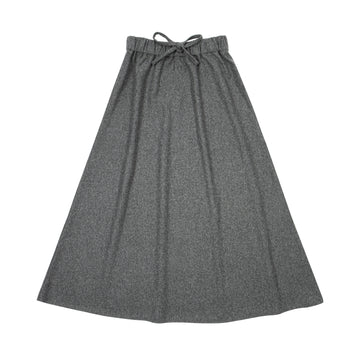 Kin and Kin Grey Wool Maxi Skirt