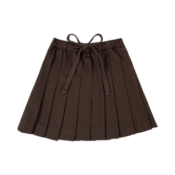Kin and Kin Brown Pleated Skirt