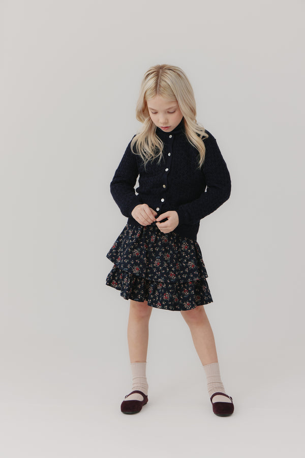 Kipp Navy Bud Layer Skirt