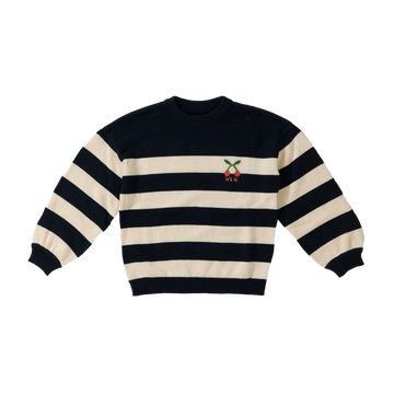 Wander & Wonder Navy Stripe Striped Pullover