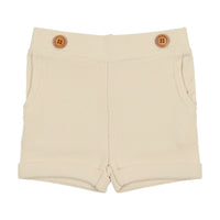 Sweet Threads Off-White Knit Shorts