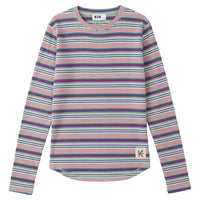 Kix Mint Multicolor Striped Rib Tee KT720