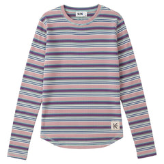 Kix Mint Multicolor Striped Rib Tee KT720