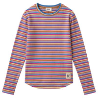 Kix Tan Multicolor Striped Rib Tee KT720