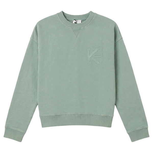 Kix Mint Logo Embroidered Sweatshirt KT726 | Buttons Bebe