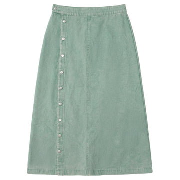 Kix Mint Side Button Down Skirt KT728