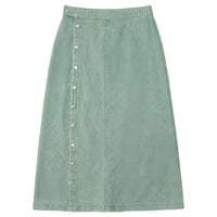 Kix Mint Side Button Down Skirt KT728