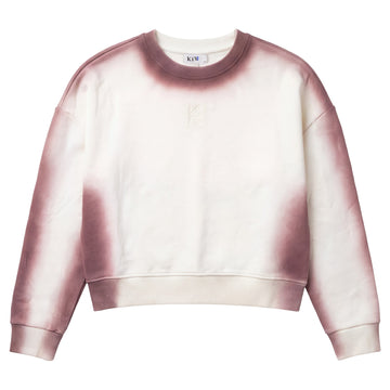 Kix Burgundy Fade Effect Sweatshirt