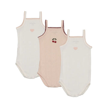 Mema Knits Pointelle Heart Undershirt (MSS26-44)