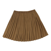 Analogie By Lil Legs Knife Pleated Skirt Camel