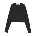 Urban Edge Knit Cardigan Black