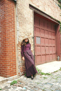 Urban Edge Knit Cardigan Mulberry
