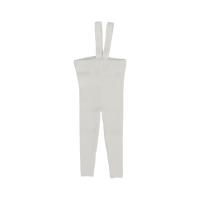 Analogie By Lil Legs Knit Long Suspender Leggings - Off White