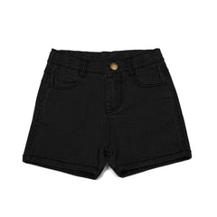 Bopop Black Denim Shorts