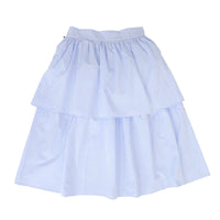 Little Parni Blue Stripe Tiered Skirt (K400)