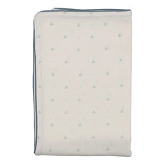 Bee and Dee Soft Dots Chalk White Boys Blanket