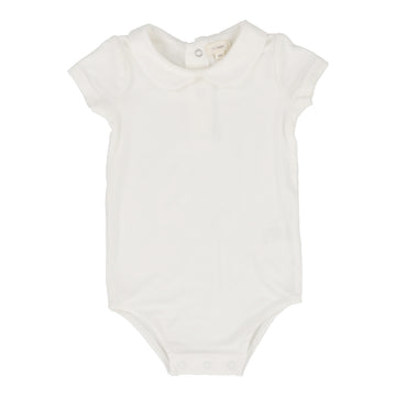 LIL LEGS WHITE PETER PAN ONESIE